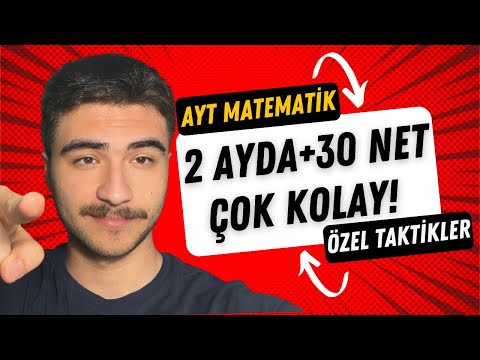 ✅2 ayda AYT MAT +30 NET Nasıl Yapılır? #derecehocam #yks2024 #tyt #ayt