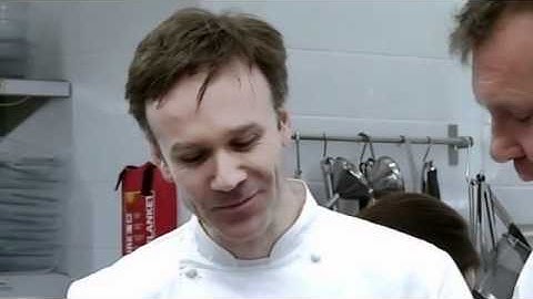 Marcus Wareing watches Aiden and Nigel prepare starters