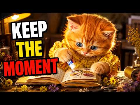 This Tiny Kitten Turned One Flower Into a Forever Memory