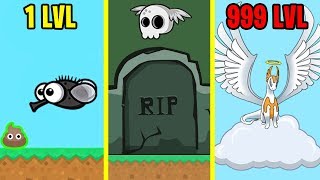 ANIMAL EVOLUTION AFTER DEATH! FlyOrDie.io New io Game