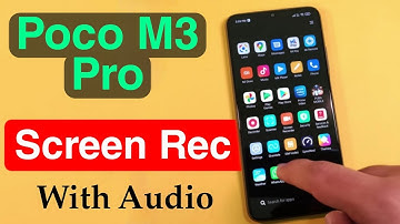 How to Record Screen With Audio in Poco M3 Pro | Poco M3 Pro Screen Recorder Settings