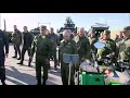 Путин осмотрел образцы вооружения, специальной и военной техники на полигоне Мулино.