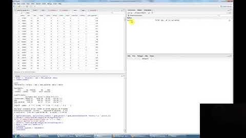quadratic regression in R