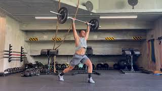 Hang Power Clean and Jerk with pause