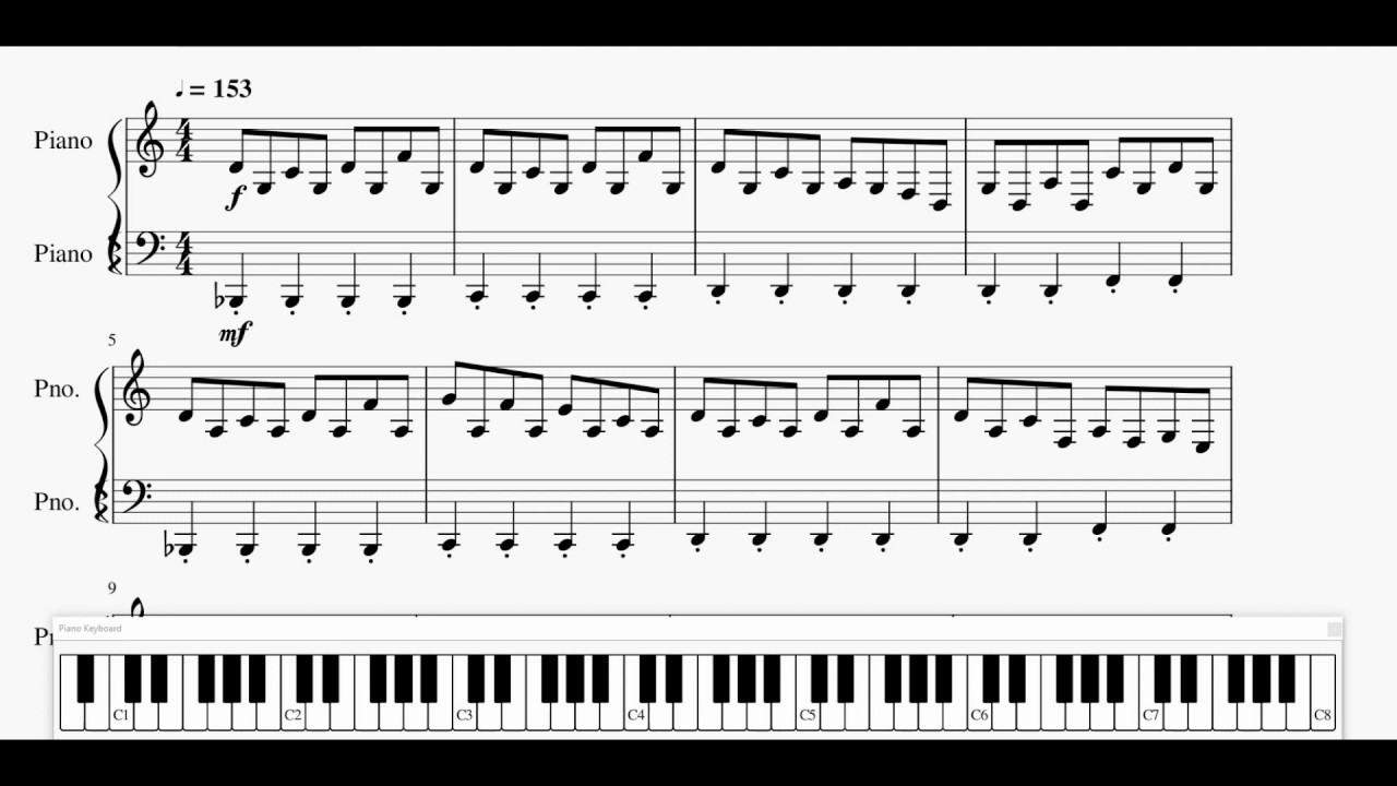 [MuseScore] (連縁) The Lost Road that Widens the Sky