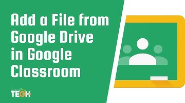 Students: Add a File from Google Drive in Google Classroom