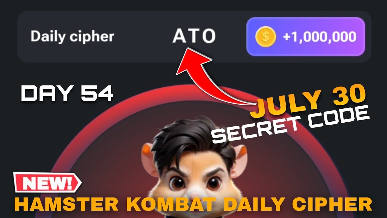 DAY 54! HAMSTER KOMBAT DAILY CIPHER MORSE CODE TODAY JULY 30 - YouTube