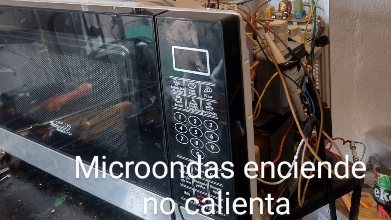 reparación de microondas enciende y funciona pero no calienta eliminar