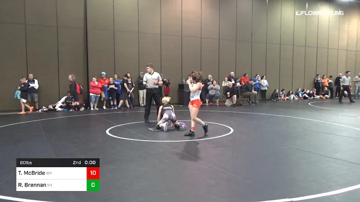 80 Lbs Semifinal Tai McBride Team Wyoming Vs Rebec...