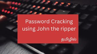 Password cracking using John the ripper in tamil