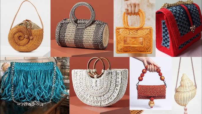 Luxury crochet boho macrame handbag's trending designs ideas