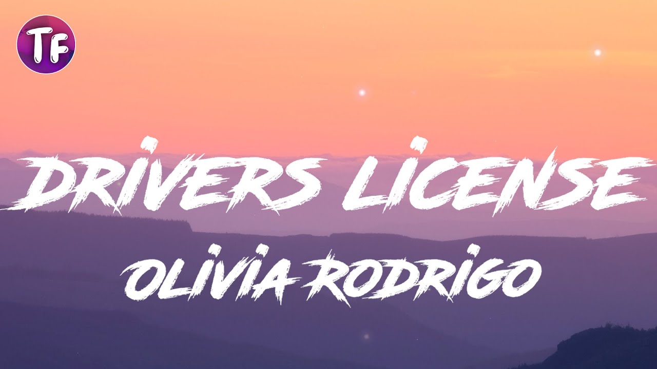 Olivia Rodrigo  drivers license Lyrics  Letra