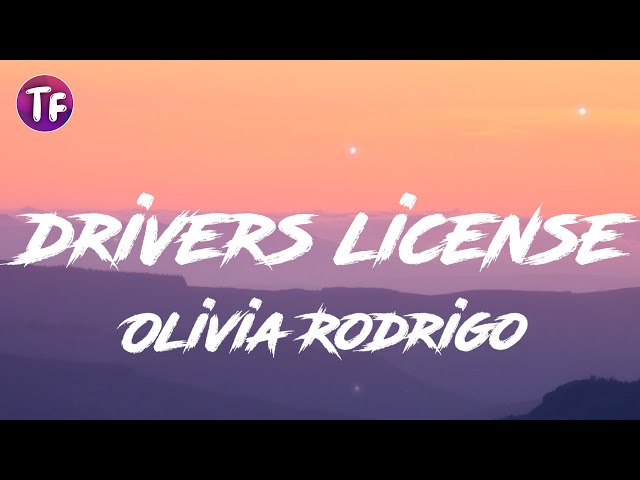 Olivia Rodrigo – drivers license (Lyrics / Letra) class=