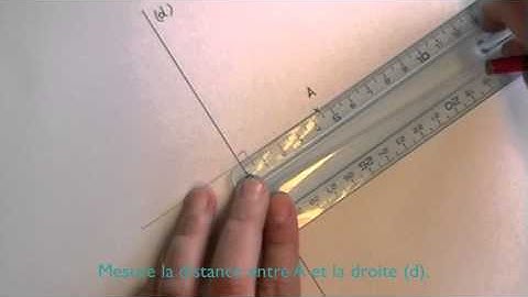 Comment tracer le symétrique d