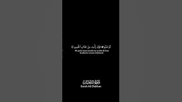 Sourate Ad-Dukhan (44) Versets 43-55 Maher al Muaiqly سورة الدخان (٤٤) قارئ ماهر المعيقلي #قرآن