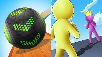 Going Balls Vs Giant Rush Android iOS Mobile Gameplay Walkthrough