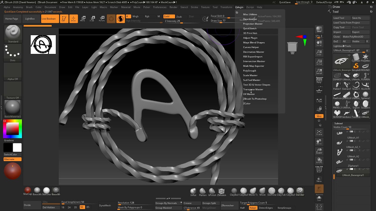 Jewellery Design in Zbrush Section 26 Synopsis - YouTube