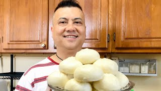 粤式点心【菜肉包】的做法！How to make Pork and Chinese Cabbage Steamed Buns.
