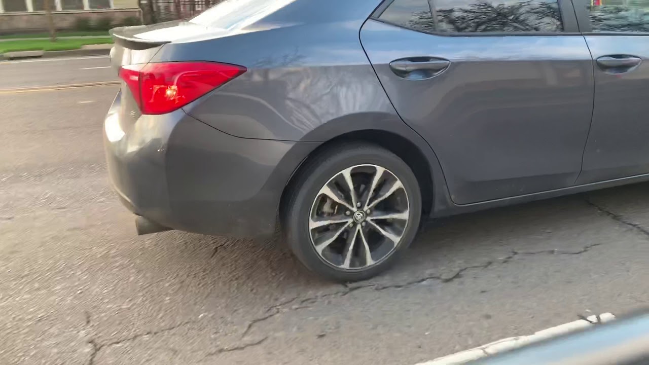 18 Corolla muffler delete fly by YouTube