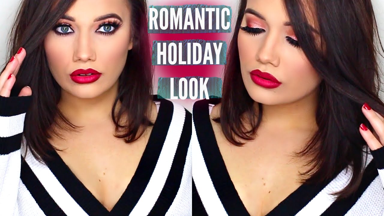 Romantic Holiday Makeup Tutorial MORPHE 35O DAY 5 SHAEMAS YouTube