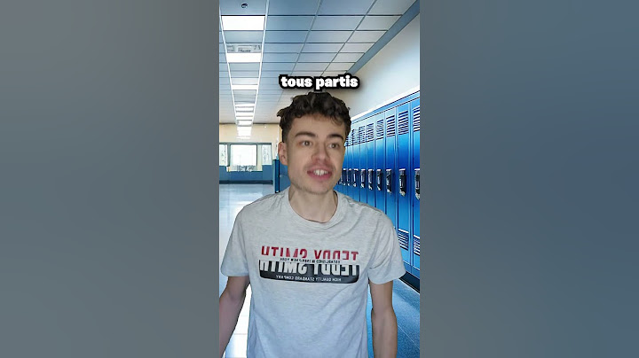 Quand tu rates un jour d'école