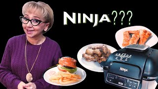 Обзор NINJA GRILL , с рецептами.