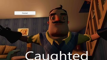Hello neighbor prototype lost version (fanmade) full gameplay