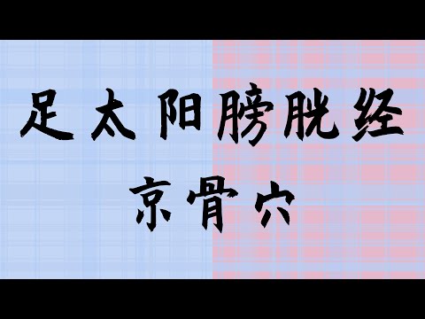 足太阳膀胱经——京骨穴