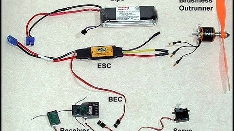 RC plane build servo, motor and battery basics video 1