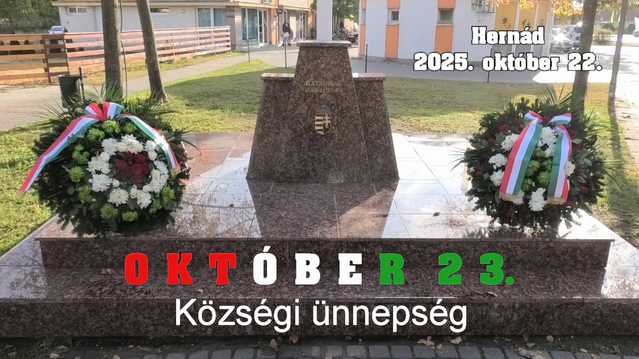 Október 23 Községi ünnepség Hernádon 2025