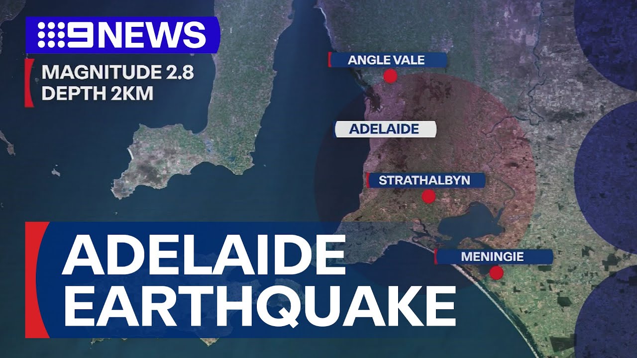 Earthquake rattles hundreds of homes in South Australia | 9 News Australia