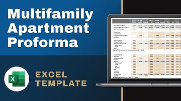 Multifamily Apartment Proforma Excel Template