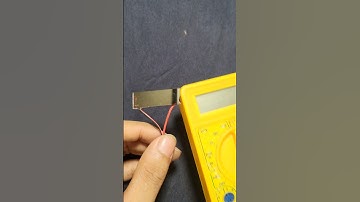 How many volts of current does the mini solar cell supply? #shorts