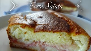 Заливной пирог с ветчиной и сыром для тостов/ Torta salata con prosciutto cotto e sottilette