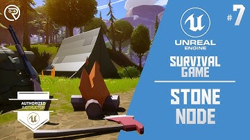Unreal Engine 5 Tutorial - Survival Game Part 7: Stone Node