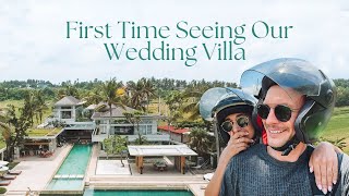 Seeing our BALI WEDDING VENUE for the first time! ❤️ Villa Vedas Bali