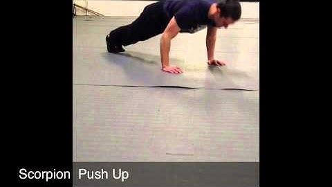 Scorpion Push Up