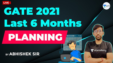 GATE 2021 Last 6 Months Planning | Strategy Discussion for GATE 2021 | Abhishek sir
