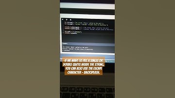 backsplash use with single and double quote #coding #hackerrank #cprogramming #javascript_tutorial