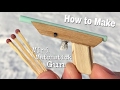 How to Make a Mini Matchstick Gun that Shoots - Very Powerful