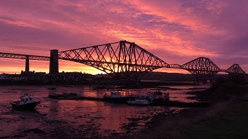 Forth Bridge - Timelapse sunrise