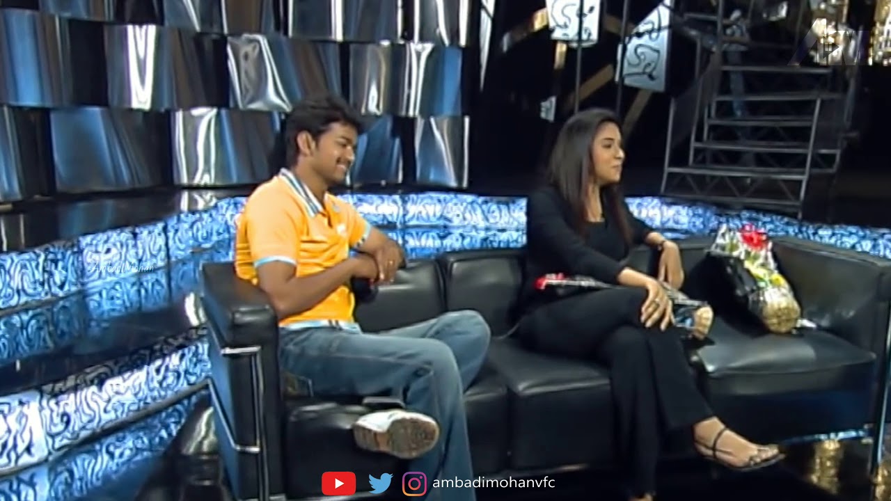 Thalapathy Vijay Singing Dolu Dolu From Pokkiri   Vijay Live Sing Vijay Interview Asin  AMCUTZ