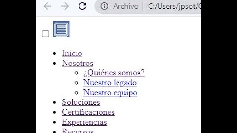 11.- Cómo crear un Menú con HTML y CSS