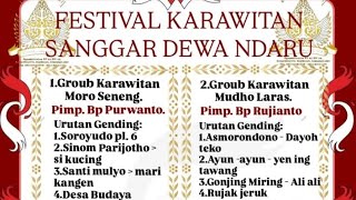 FESTIVAL KARAWITAN SANGGAR DEWA NDARU  dalam rangka HUT RI KE 80,DI NGONDEL KRAMBILSAWIT GK
