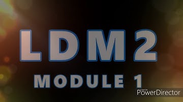 LDM2 MODULE 1 WITH ANSWER