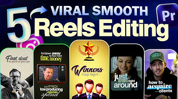 5 Viral Reels Editing in Premiere Pro | No After Effects | Full Hindi Tutorial for Beginners
