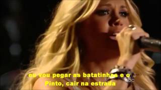 Video thumbnail of "Carrie Underwood - Last Name CMA LIVE (legendado)"