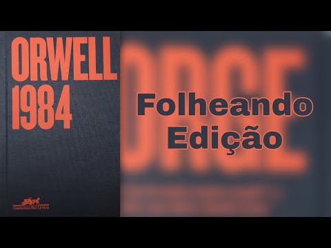 Folheando - 1984, George Orwell - Edição especial, Companhia das Letras