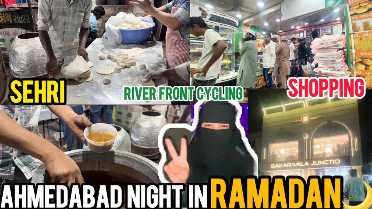 11 roza ko puri raat bahar ghume🙃|River Front pe enjoy kre🛴|Eid ki shopping | Ahmedabad ki raunak 🤩