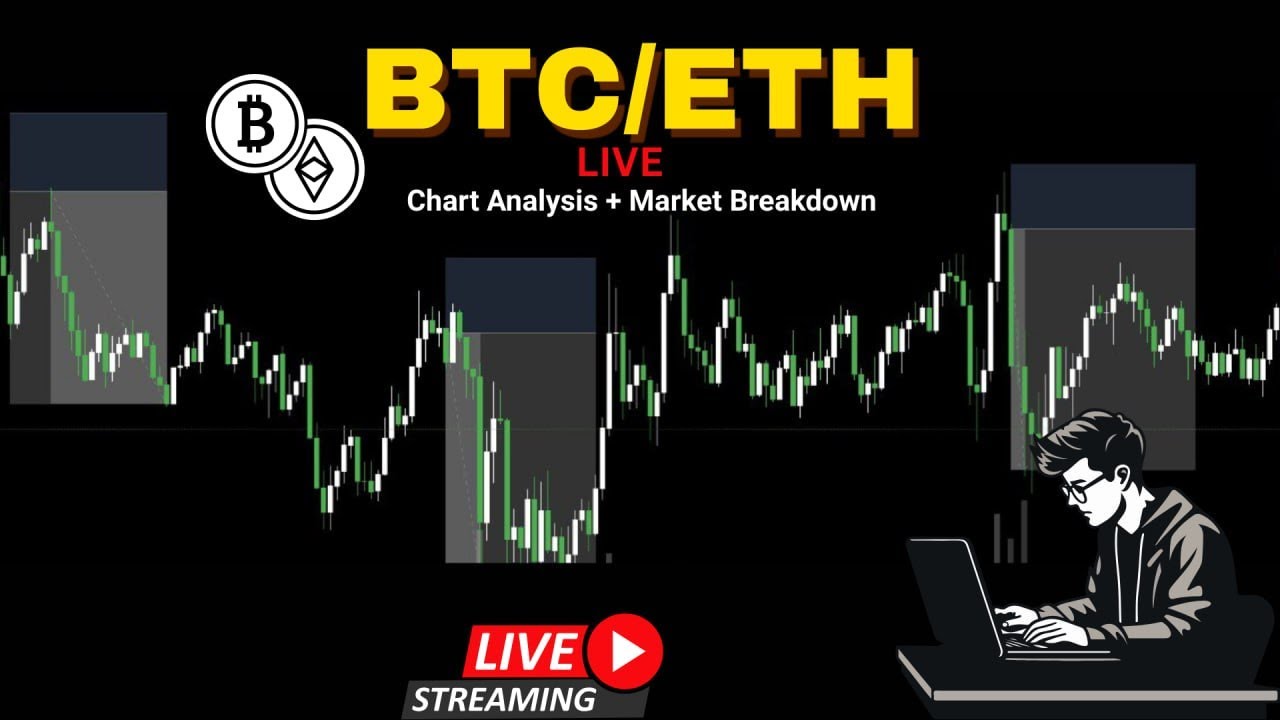 🔴 BTC Live Trading & ETH Live Setup | Crypto Chart Analysis for Smart ...